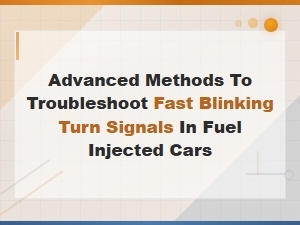 Troubleshooting Fast Blinking Turn Signals in Fuel Injected Cars: Advanced Ground Analysis Methods